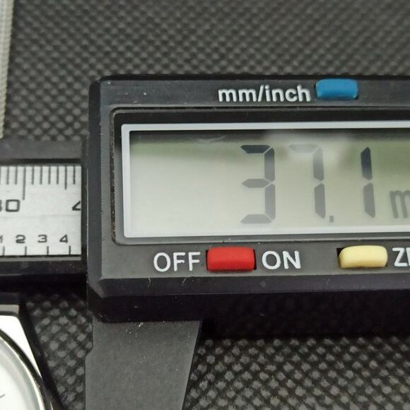 Vintage 1972 Citizen Automatic Mens Silver Watch W/daydate & White accents - Picture 11 of 12